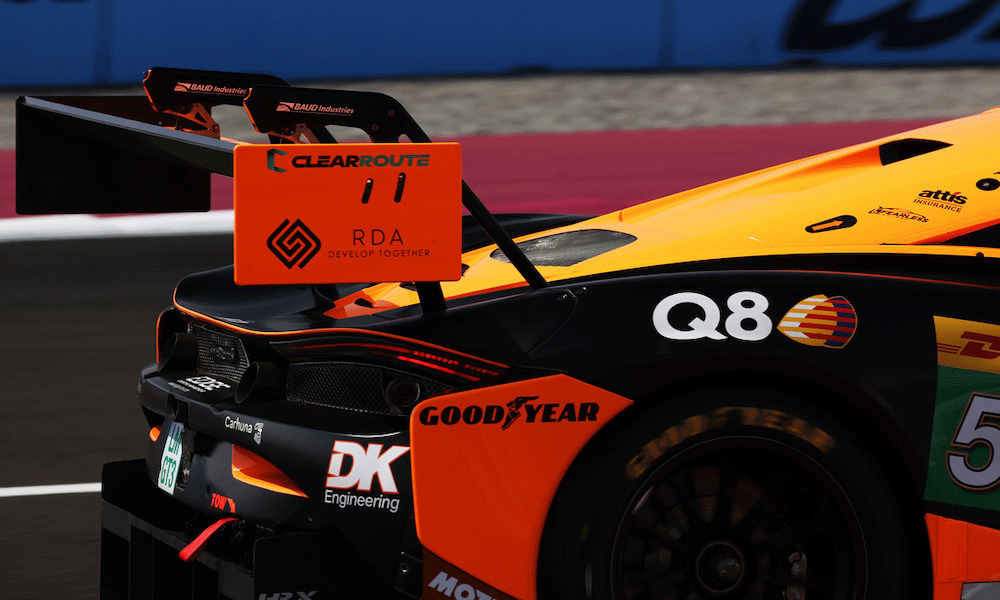 RDA logo on McLaren 720S GT3 Evo