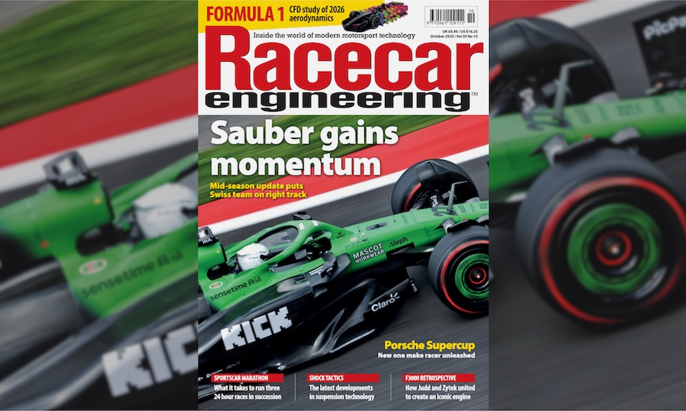 October 2025 issue featured image Racecar Engineering October 2025 issue